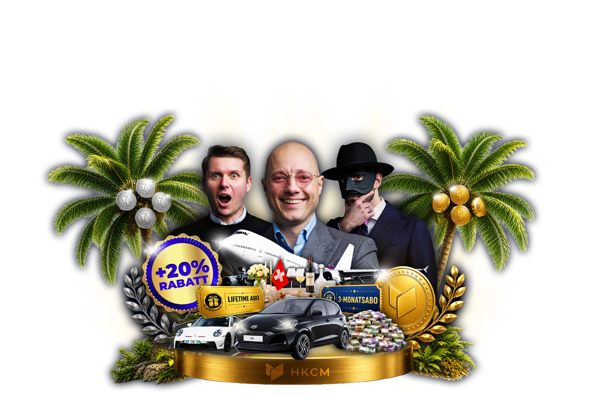 Die HKCM Gl&uuml;cksrad-Aktion! Jeder Dreh ein Gewinn!